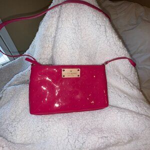 Kate Spade patent leather pink crossbody like new